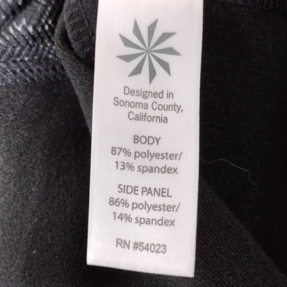 Athleta Herringbone Luxe Metro Drifter Leggings Womens L Gray Black Athletic - Picture 10 of 10